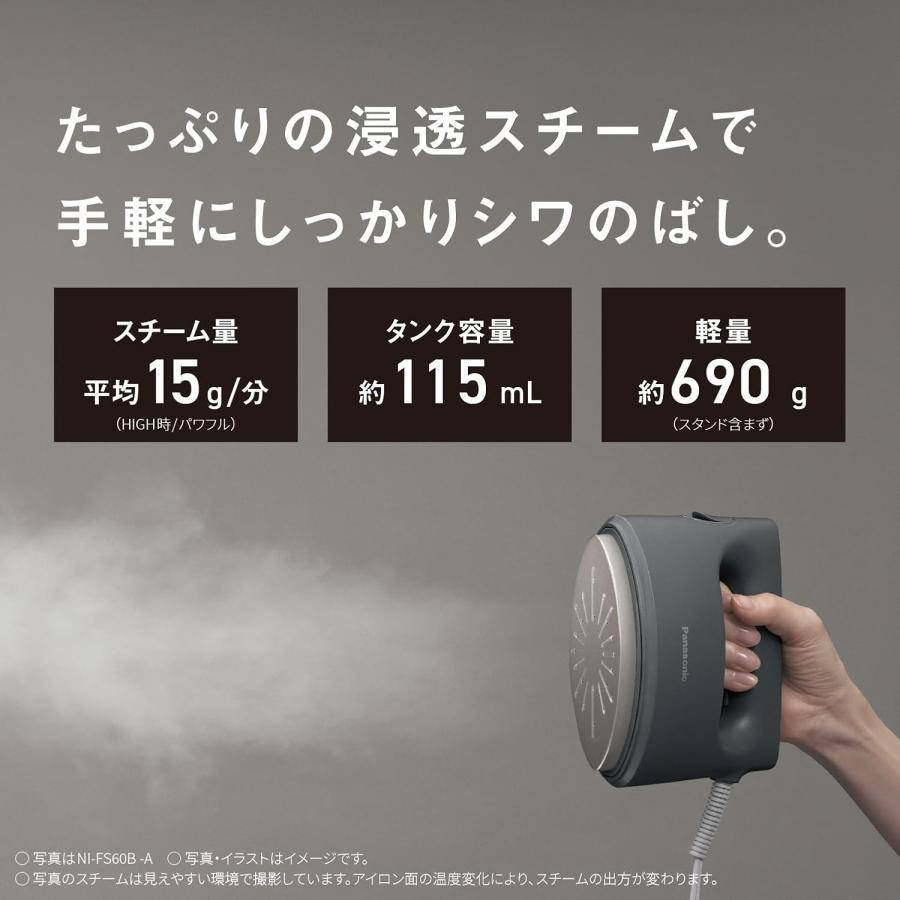 NI-FS60B-A アイロン パナソニック スチームアイロン 衣類スチーマー
