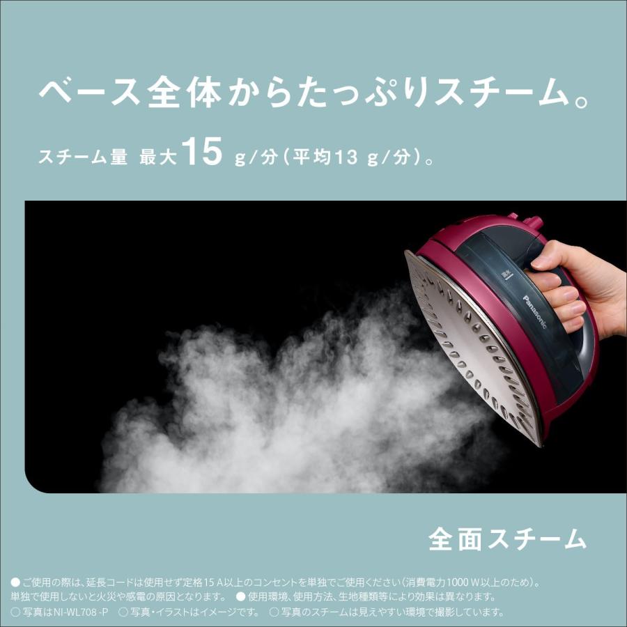 パナソニック コードレススチームアイロン 上位モデル カルル Wヘッド