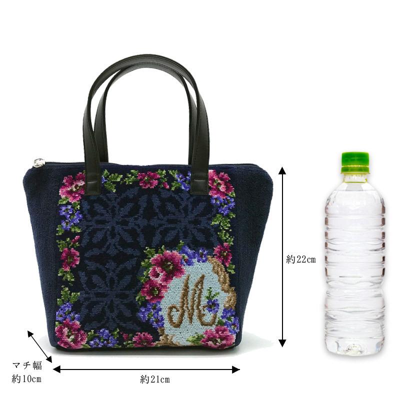Enjeau（アーンジョー） プレゼント 女性 実用的 トートバッグ 花文字2