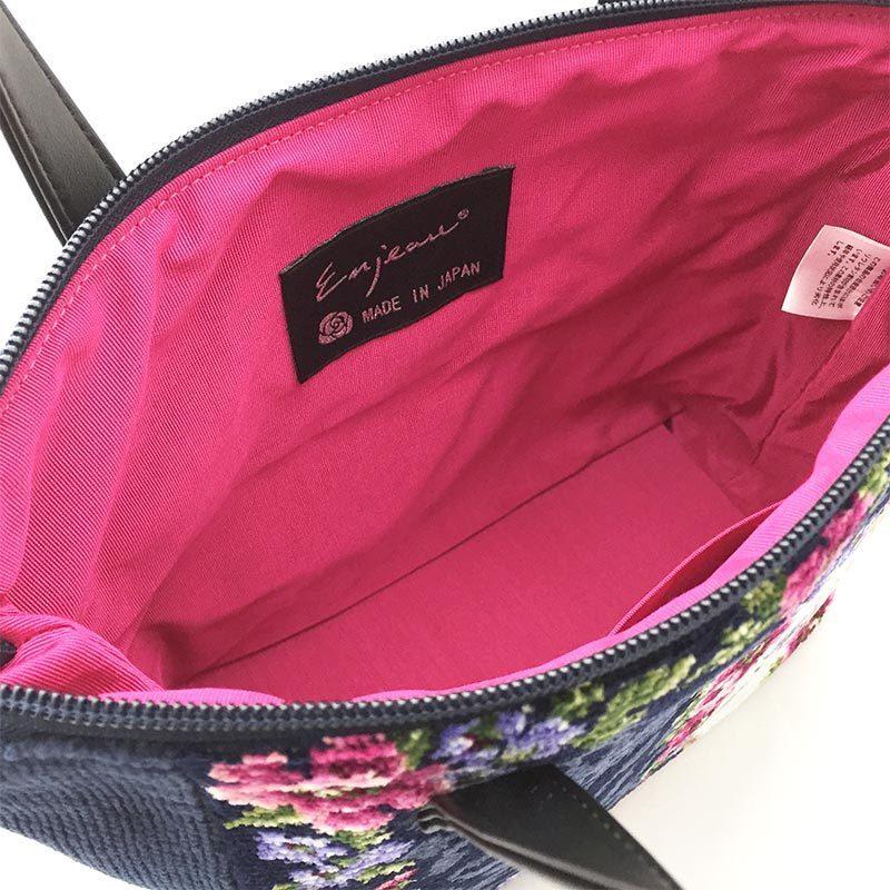 Enjeau（アーンジョー） プレゼント 女性 実用的 トートバッグ 花文字2