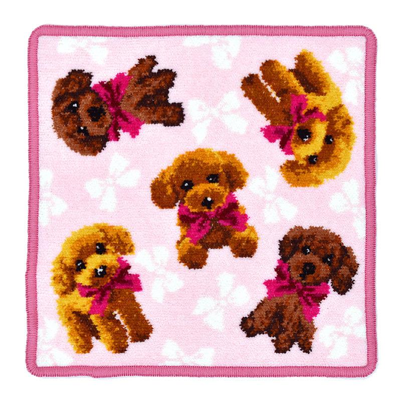 Enjeau 日本製ハンカチ タオル プードル トイプードル