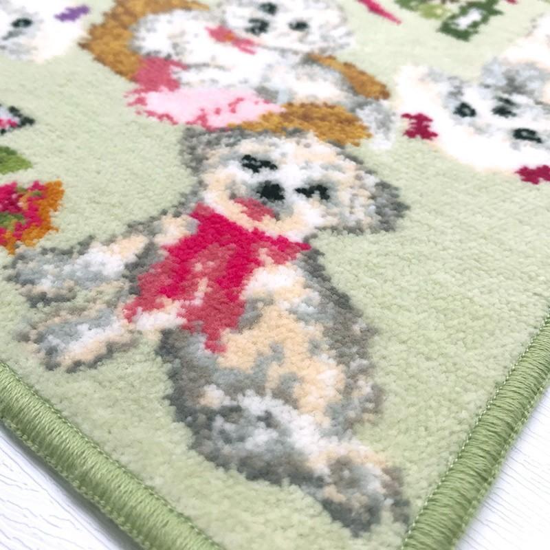 Enjeau（アーンジョー） 日本製ハンカチ タオル マルチーズ プレゼント