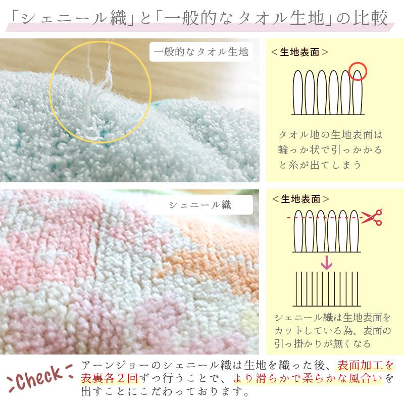Enjeau（アーンジョー） 日本製 ハンカチ タオル トイプードル