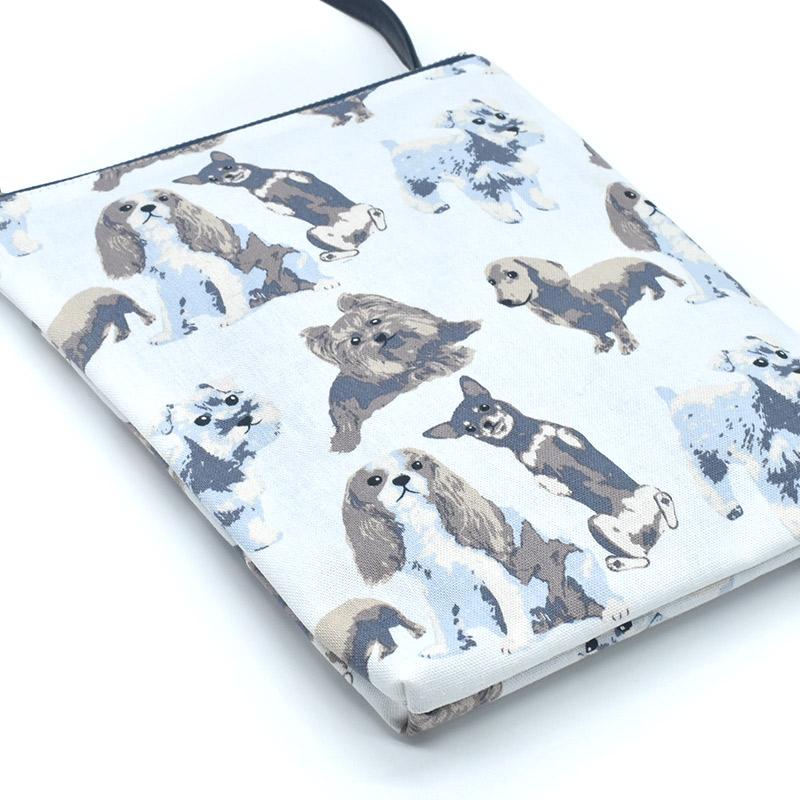 Enjeau（アーンジョー） 日本製 犬柄 おさんぽポシェット サコッシュ