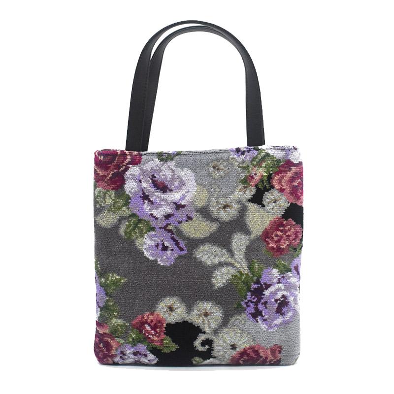 Enjeau 日本製 シェニール織 ミニトート トートバッグ