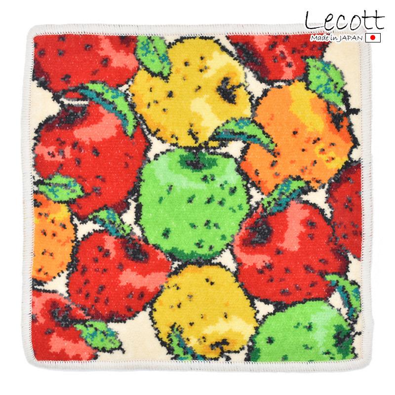 プレゼント 女性 実用的 半額 セール 50 Off ハンカチ タオルハンカチ シェニール織 アップル 40代 50代 60代 品質満点