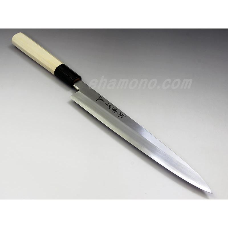 堺孝行　シェフ　銀三鋼　鎌型　薄刃　210mm 包丁　7寸　ステンレス　和包丁 堺孝行 シェフ銀三鋼 柳刃210 : ehamono Yahoo!店 - 通販 - Yahoo