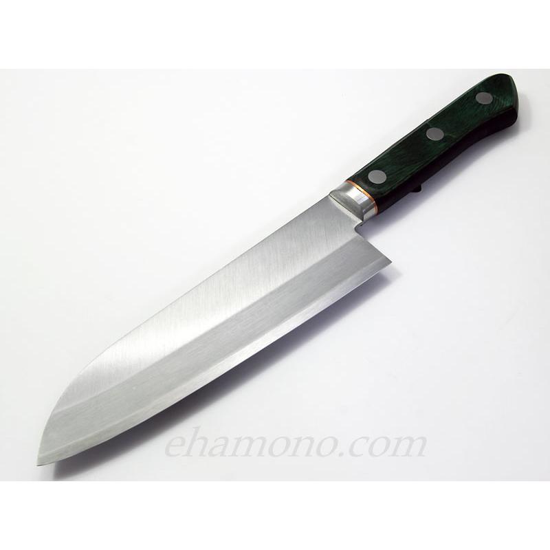 堺石藤 青鋼本割込 三徳包丁 ツバ付 : ehamono Yahoo!店 - 通販