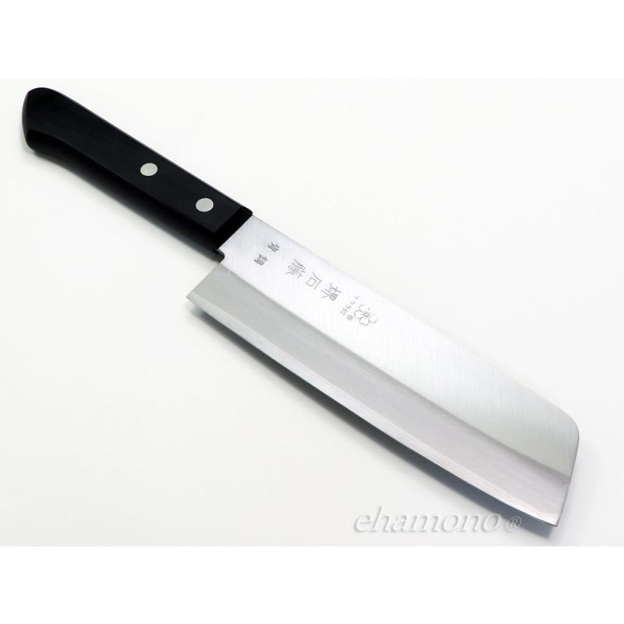 堺石藤 青鋼（あおこう）本割込 薄刃型包丁 ツバなし : ehamono Yahoo