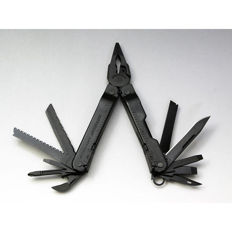 LEATHERMAN レザーマン スーパーツール300 ブラック : lm-st300bk