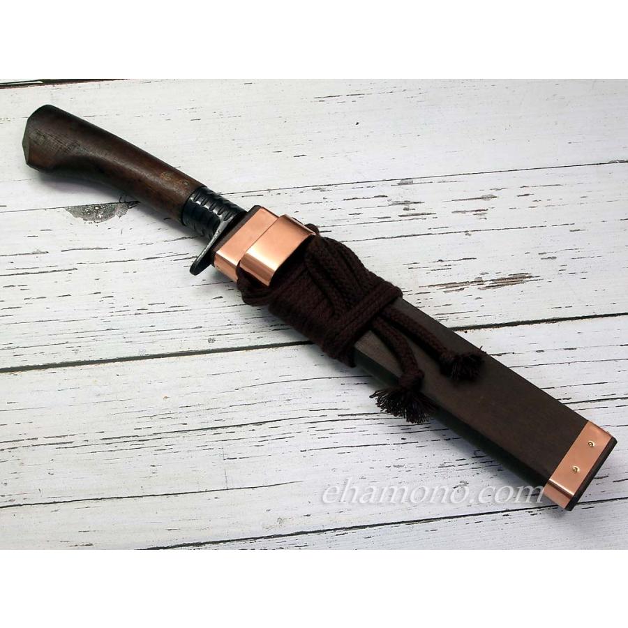 土佐鍛冶 松本正忠作 青鋼細身剣鉈 210 先フ型 : ehamono Yahoo!店