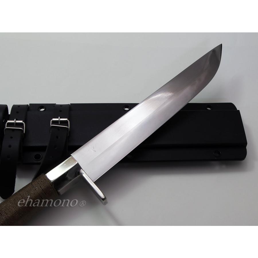 5日朝まで限定 波紋あり レッドオルカ 黒打甲伏せ剣鉈 8寸（240