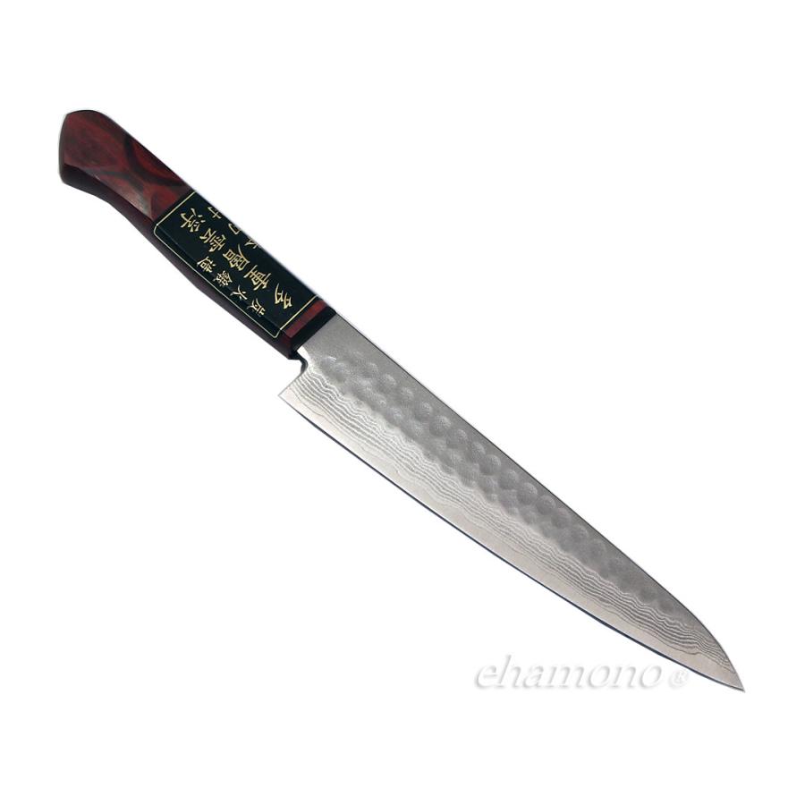 島谷秀一作 V金10号多層鋼鎚目 ペティナイフ150 : ehamono Yahoo!店