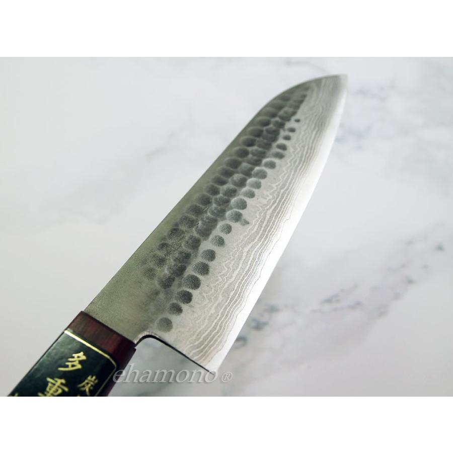 島谷秀一作 V金10号多層鋼鎚目 三徳包丁 : ehamono Yahoo!店 - 通販