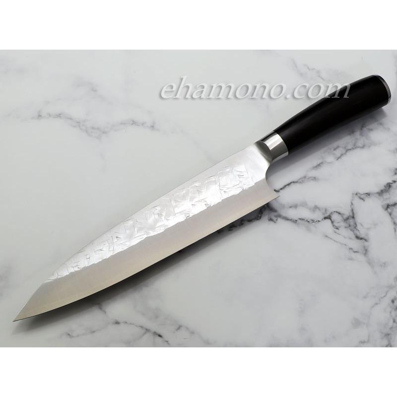 佐治武士作『SRS13 粉末ハイス鋼 牛刀210』黒合板ハンドル 佐治作 牛刀