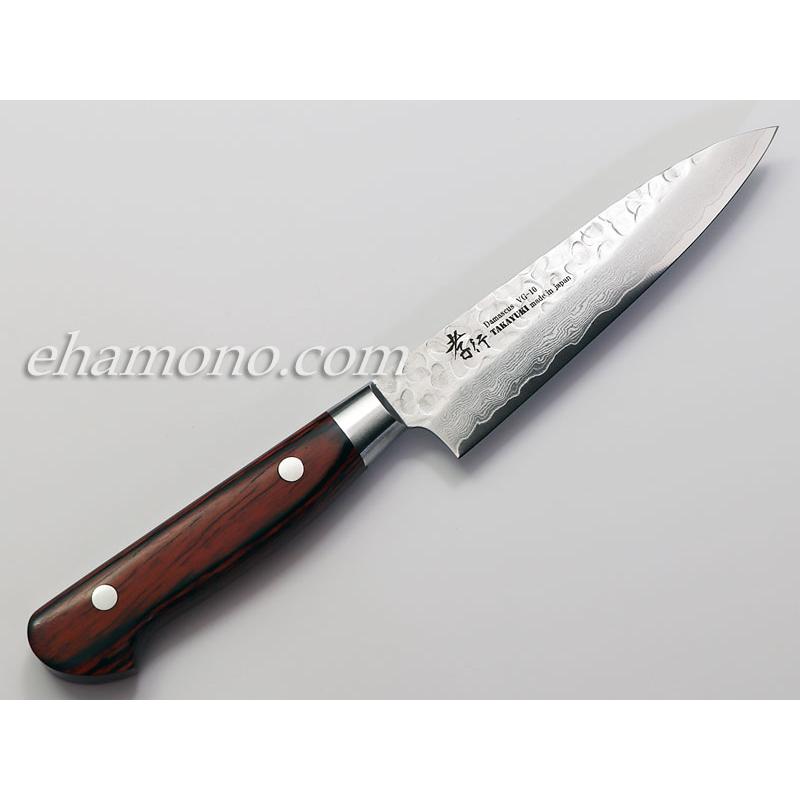堺孝行 V金10号ダマスカス33層鎚目 ペティ120 : ehamono Yahoo!店