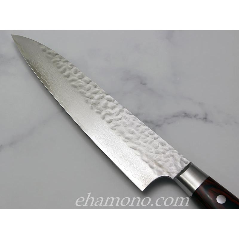 堺孝行 V金10号ダマスカス33層鎚目 牛刀180 : ehamono Yahoo!店
