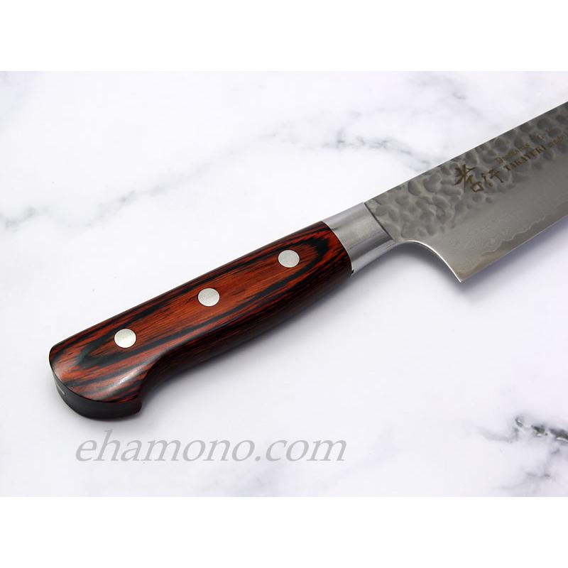 堺孝行 V金10号ダマスカス33層鎚目 牛刀180 : ehamono Yahoo!店