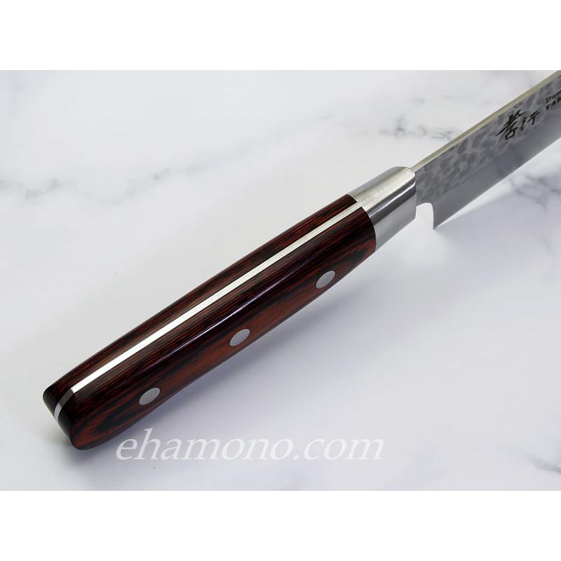堺孝行 牛刀 限定品 VG10全鏡面ダマスカス180mm 限定柄 堺孝行 V金10号ダマスカス33層鎚目 牛刀180 : ehamono Yahoo!店