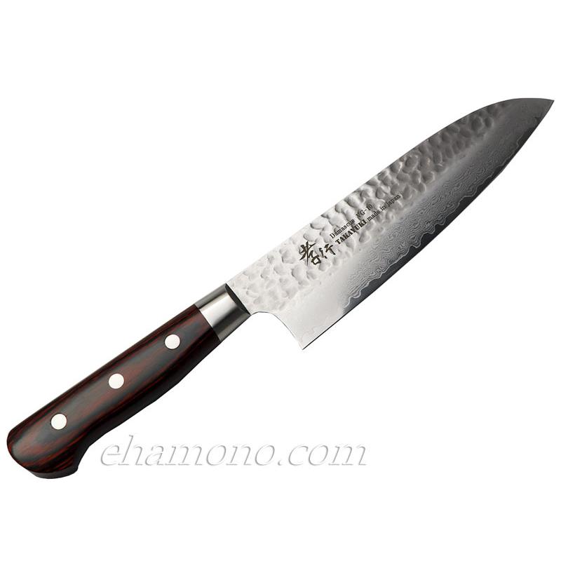 堺孝行 33層槌目ダマスカス 三徳包丁180 : ehamono Yahoo!店 - 通販