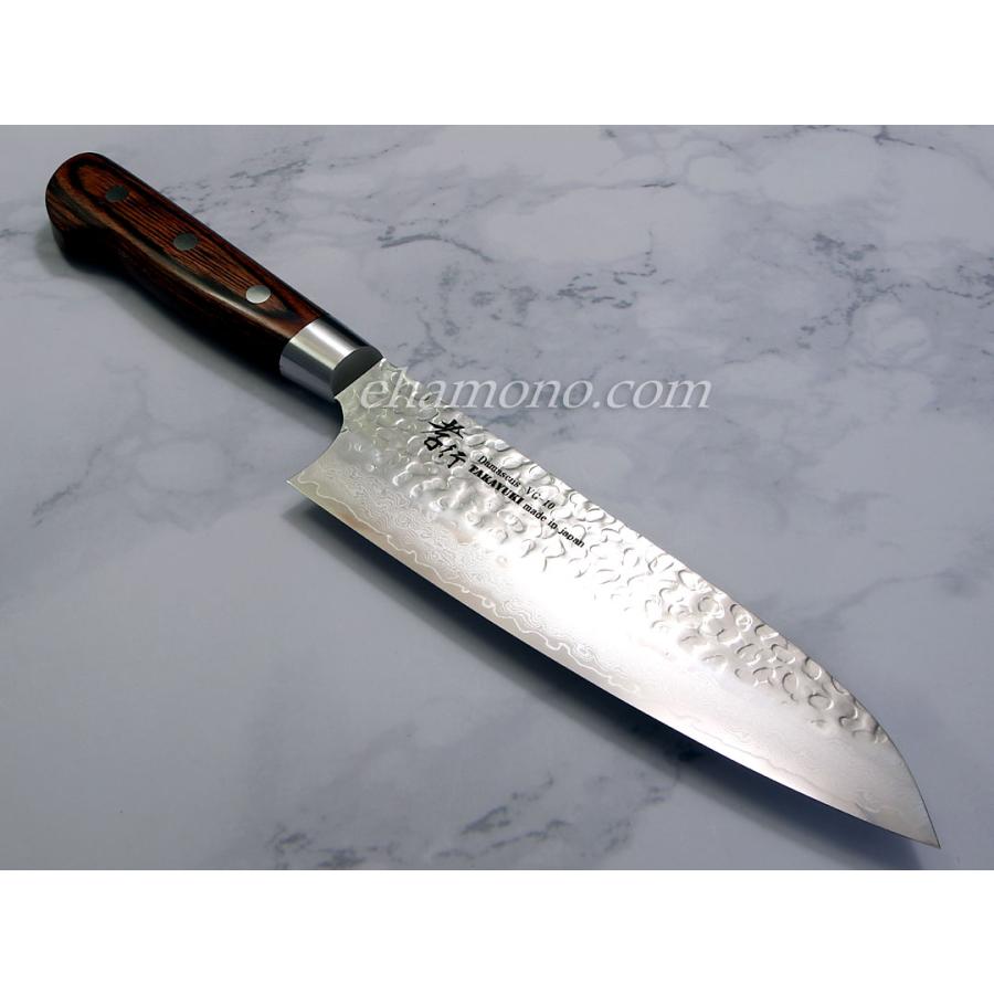 堺孝行 【再入荷！】堺孝行 33層槌目ダマスカス 三徳包丁180【即日出荷