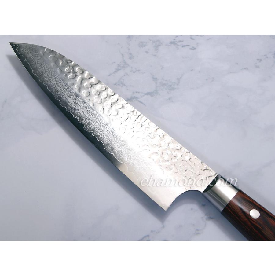 堺孝行 【再入荷！】堺孝行 33層槌目ダマスカス 三徳包丁180【即日出荷