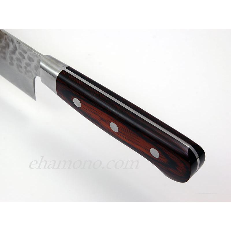 堺孝行 33層槌目ダマスカス 三徳包丁180 : ehamono Yahoo!店