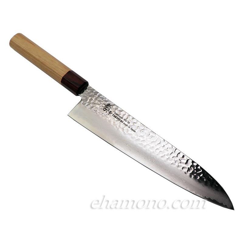 堺 孝行 33層 槌目 ダマスカス VG10 牛刀 240mm