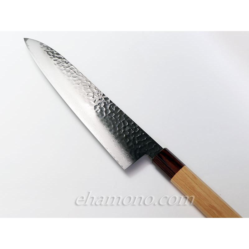 堺孝行 V金10号ダマスカス33層鎚目 和牛刀240 : ehamono Yahoo!店
