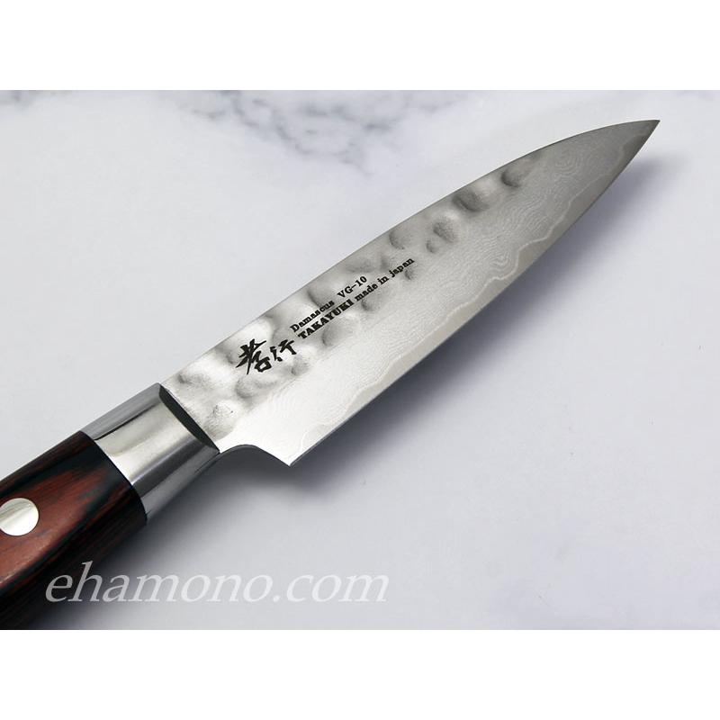堺孝行 V金10号ダマスカス33層鎚目 ペティ80 : ehamono Yahoo!店