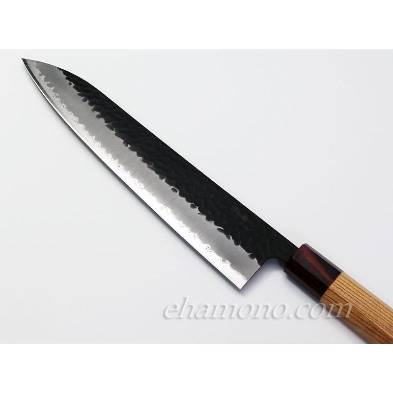 青紙スーパー割込 和牛刀240 黒鎚目〜Aogami super Gyuto240 : ehamono