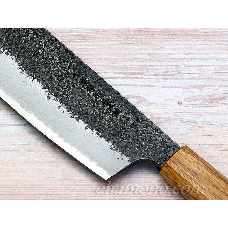 堺孝行 焔 紅蓮 青二鋼 黒打ち鎚目 菜切180 : ehamono Yahoo!店 - 通販