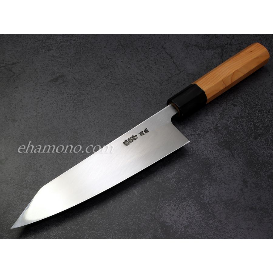 出刃包丁　堺孝行　　さや付き 堺孝行 特上白二鋼 切付出刃180 一位八角柄 : ehamono Yahoo!店 - 通販