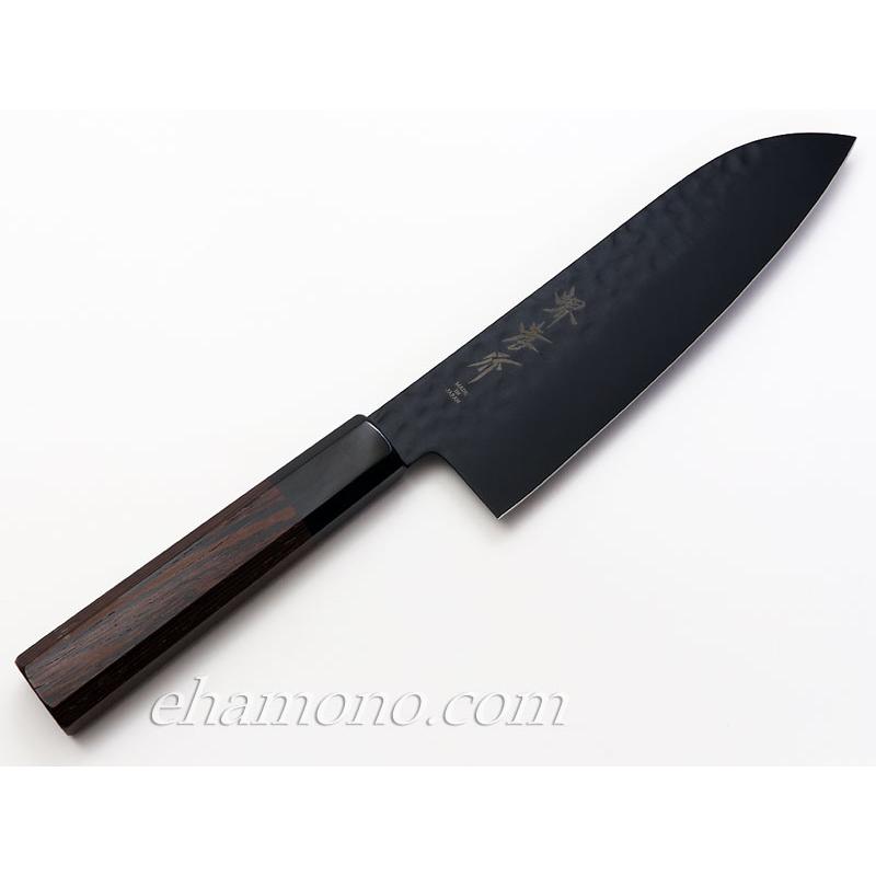 【新品未使用】堺孝行 黒影 三徳包丁 170mm V金10号 鎚目フッ素加工 堺孝行 黒影三徳170 V金10号鎚目フッ素加工和式包丁 : ehamono Yahoo