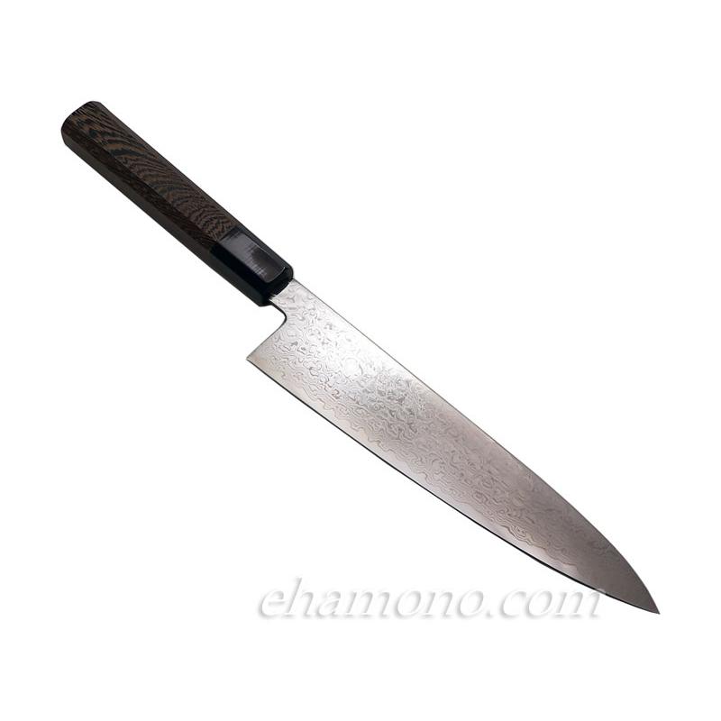 和牛刀　八寸　ダマスカス ZA18ダマスカス コバルト鋼【銀河】和牛刀210 : ehamono Yahoo!店