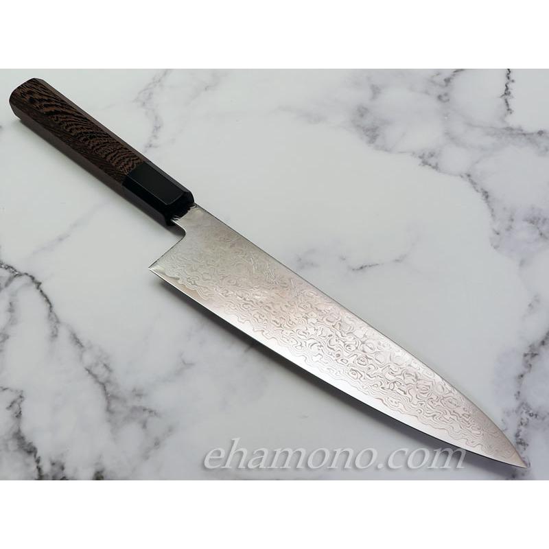 ZA18ダマスカス コバルト鋼【銀河】和牛刀210 : ehamono Yahoo!店