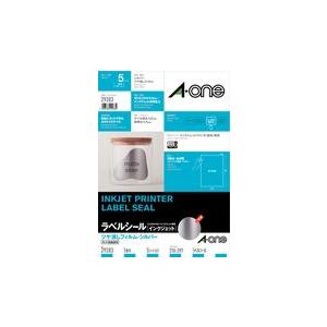 A-one エーワン インクジェットプリンタラベル シルバーツヤ消し