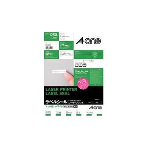 A-one エーワン ラベルシール［レーザープリンタ］ マット紙・ホワイト