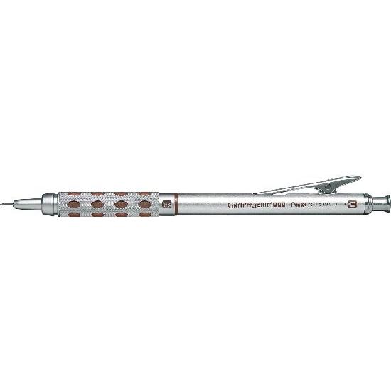 ぺんてる（Pentel） シャープペン グラフギア1000 0.3mm PG1013 : 赤塚