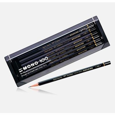 トンボ鉛筆 MONO 100 鉛筆 H 12本セット　6ケース TONBO（新輝合成） トンボ鉛筆 TOMBOW 鉛筆 モノ100 6角軸 12本入り