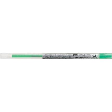 ゲルインキボールペン 三菱鉛筆 uni スタイルフィット ゲルインクボールペン リフィル 0.5mm グリーン UMR-109-05｜akatsuka-bs