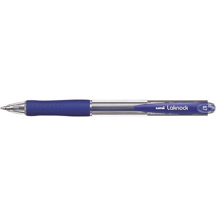 三菱鉛筆 油性ボールペン uni ベリー楽ボ（ノック式） 0.7mm 青 SN-100