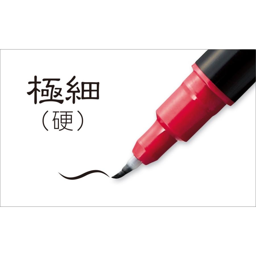 ぺんてる（Pentel） 筆ペン 筆文字ペン ツイン 太字＋極細 XSFW34A