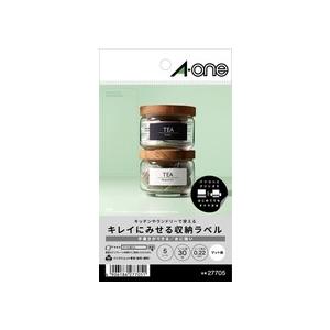 umema様ご確認用 エーワン（A-one） キレイにみせる収納ラベル 水に強いマット紙 6面