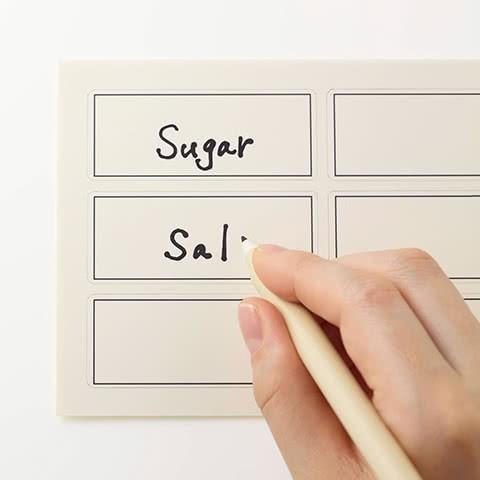 エーワン（A-one） キレイにみせる収納ラベル 水に強いマット紙 8面