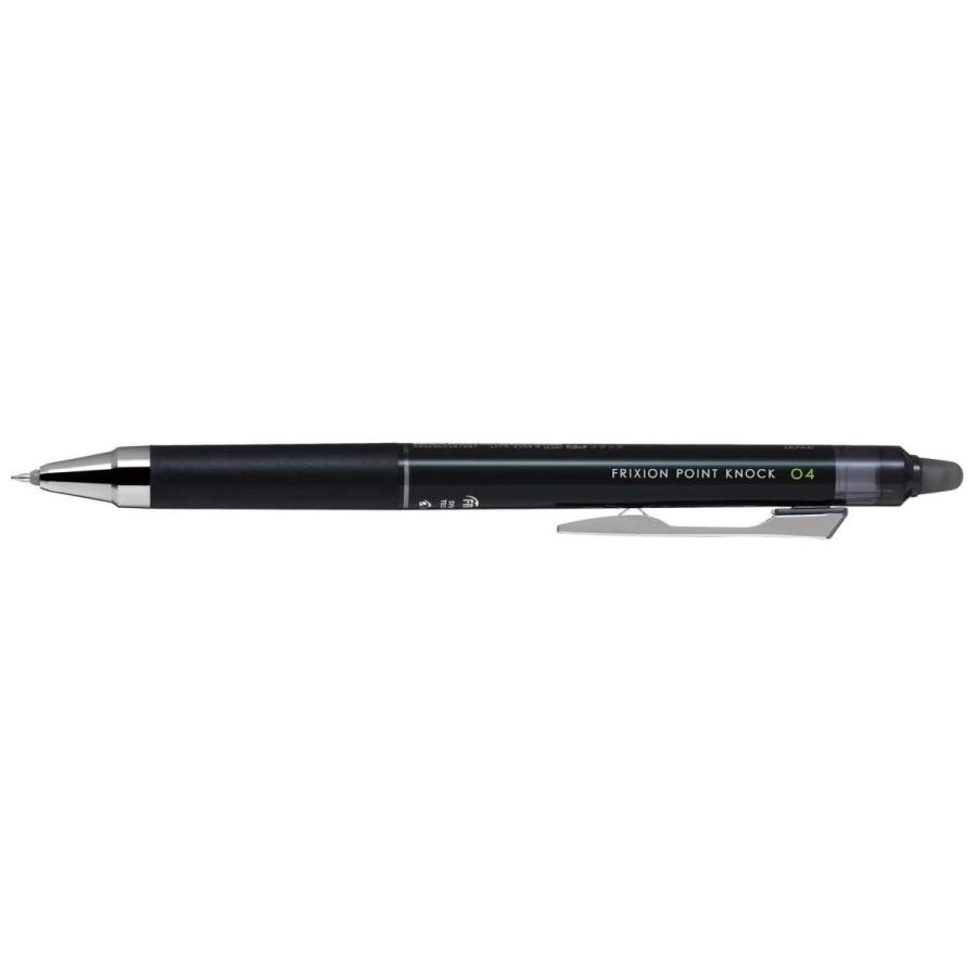 ゲルインキボールペン パイロット PILOT フリクションポイントノック04 超極細 0.4mm LFPK-25S4-B ブラック｜akatsuka-bs