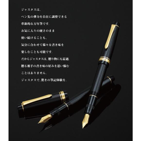 パイロット　ジャスタス　中字 M パイロット ジャスタス M中字