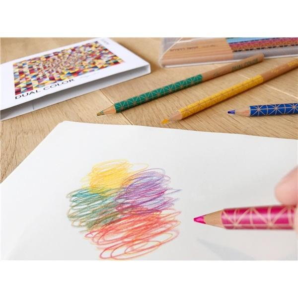 KOKUYO（コクヨ） 色鉛筆 KOKUYO DUAL COLOR 20Colors 2色混色色鉛筆20