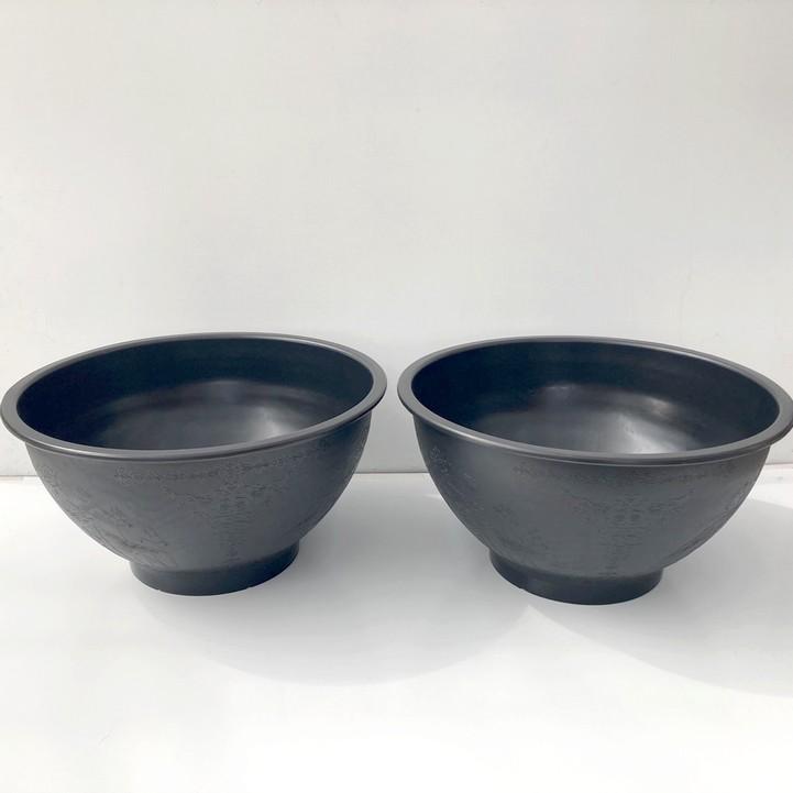 軽くて丈夫なスイレン鉢 直径60cmの特大サイズ(黒)2個セット 軽くて丈夫なスイレン鉢 直径60cmの特大サイズ(黒)2個セット