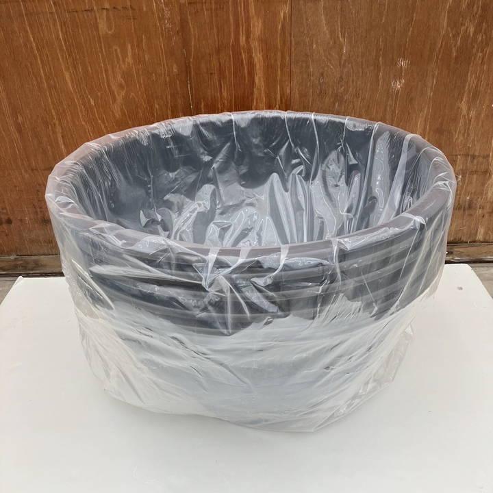 【まとめ買い！】軽くて丈夫なスイレン鉢 直径60cmの特大サイズ（黒）6個セット メダカにもビオトープにも｜s200｜資材02-TU_4